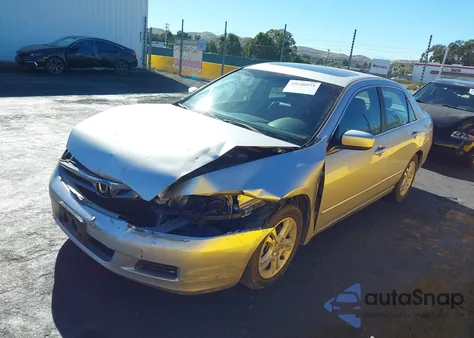 2007 Honda Accord 2.4 Ex из США, поврежденный, VIN 1HGCM56867A076386